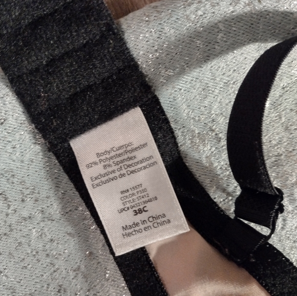 Leopard print bow padded bra - Picture 3 of 3